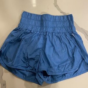 FP movement high waisted banded shorts. Size s. Royal blue. Worn once